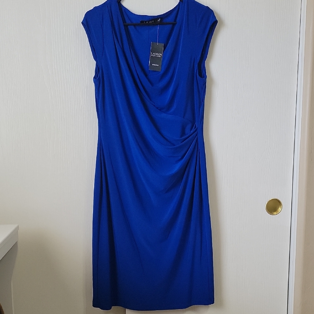 Lauren Ralph Lauren Women's Royal Blue Dress